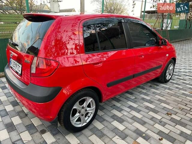 Красный Хендай Гетц, объемом двигателя 1.4 л и пробегом 292 тыс. км за 3950 $, фото 6 на Automoto.ua