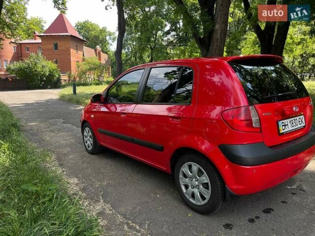 Красный Хендай Гетц, объемом двигателя 1.4 л и пробегом 155 тыс. км за 4300 $, фото 1 на Automoto.ua