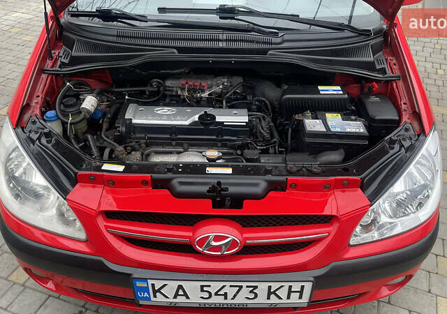 Красный Хендай Гетц, объемом двигателя 1.4 л и пробегом 200 тыс. км за 5500 $, фото 9 на Automoto.ua
