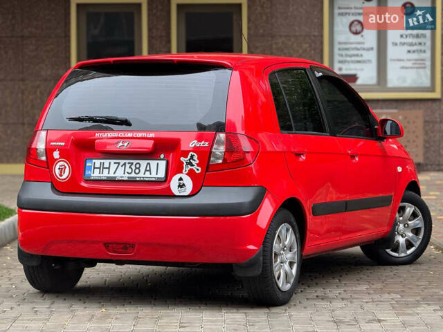 Красный Хендай Гетц, объемом двигателя 1.4 л и пробегом 188 тыс. км за 5500 $, фото 6 на Automoto.ua