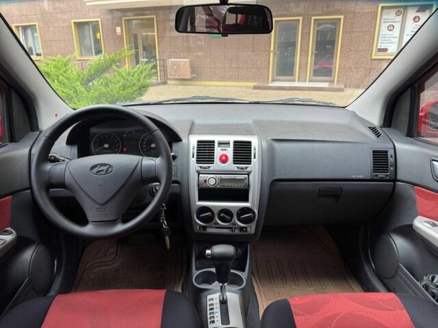 Красный Хендай Гетц, объемом двигателя 1.4 л и пробегом 188 тыс. км за 5500 $, фото 9 на Automoto.ua