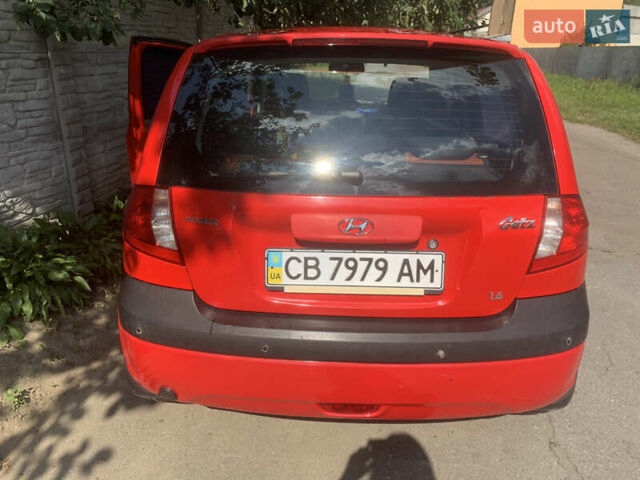 Червоний Хендай Гетц, об'ємом двигуна 1.6 л та пробігом 99 тис. км за 4900 $, фото 1 на Automoto.ua