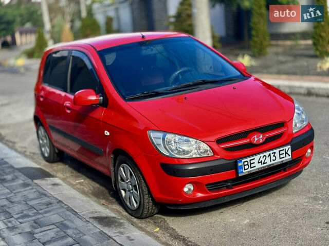 Красный Хендай Гетц, объемом двигателя 1.39 л и пробегом 144 тыс. км за 5899 $, фото 4 на Automoto.ua