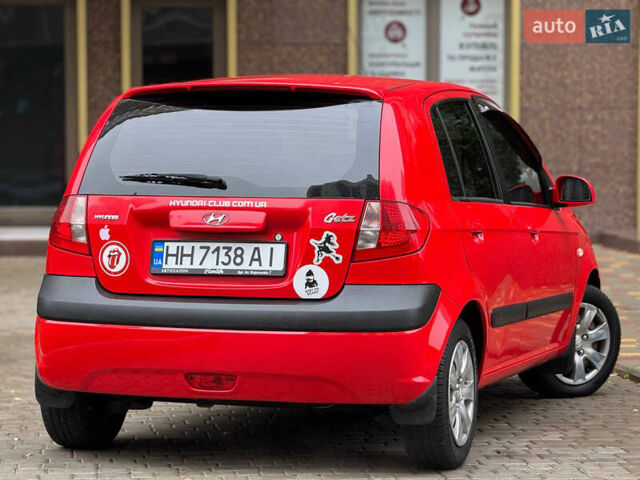 Красный Хендай Гетц, объемом двигателя 1.4 л и пробегом 188 тыс. км за 5500 $, фото 8 на Automoto.ua