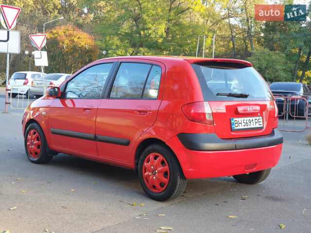 Красный Хендай Гетц, объемом двигателя 1.4 л и пробегом 190 тыс. км за 3999 $, фото 9 на Automoto.ua