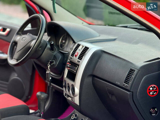 Красный Хендай Гетц, объемом двигателя 1.6 л и пробегом 170 тыс. км за 5999 $, фото 12 на Automoto.ua