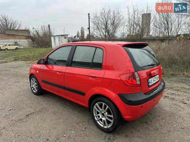 Красный Хендай Гетц, объемом двигателя 1.4 л и пробегом 201 тыс. км за 5600 $, фото 7 на Automoto.ua