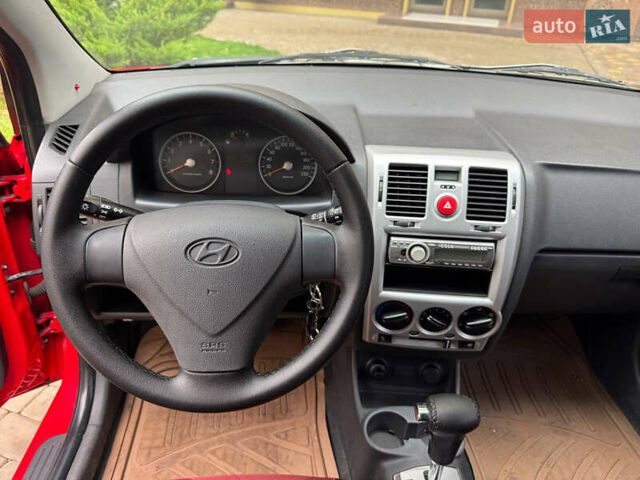 Красный Хендай Гетц, объемом двигателя 1.4 л и пробегом 188 тыс. км за 5500 $, фото 14 на Automoto.ua