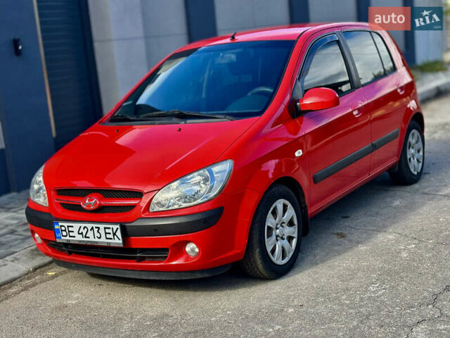 Красный Хендай Гетц, объемом двигателя 1.39 л и пробегом 144 тыс. км за 5899 $, фото 1 на Automoto.ua