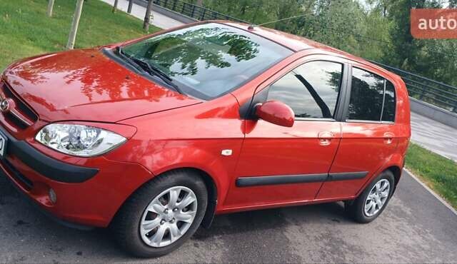 Червоний Хендай Гетц, об'ємом двигуна 1.4 л та пробігом 197 тис. км за 4600 $, фото 3 на Automoto.ua