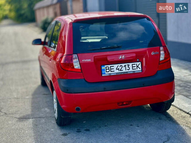 Красный Хендай Гетц, объемом двигателя 1.39 л и пробегом 144 тыс. км за 5899 $, фото 3 на Automoto.ua