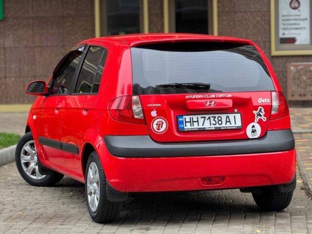 Красный Хендай Гетц, объемом двигателя 1.4 л и пробегом 188 тыс. км за 5500 $, фото 5 на Automoto.ua