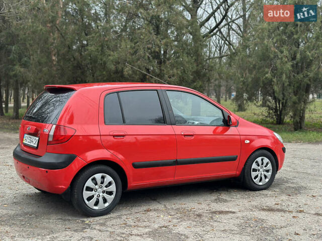 Красный Хендай Гетц, объемом двигателя 1.4 л и пробегом 162 тыс. км за 5200 $, фото 15 на Automoto.ua