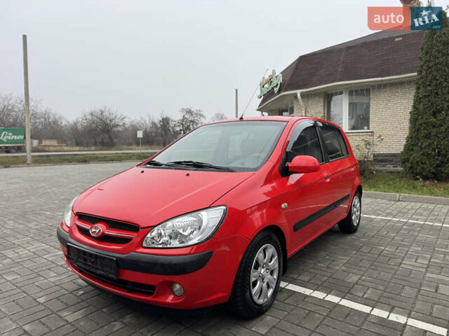 Красный Хендай Гетц, объемом двигателя 1.4 л и пробегом 144 тыс. км за 5499 $, фото 2 на Automoto.ua