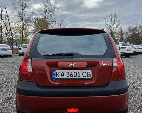 Красный Хендай Гетц, объемом двигателя 1.4 л и пробегом 188 тыс. км за 5950 $, фото 4 на Automoto.ua