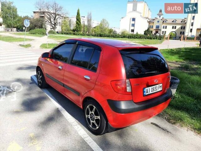 Червоний Хендай Гетц, об'ємом двигуна 1.6 л та пробігом 220 тис. км за 4500 $, фото 3 на Automoto.ua