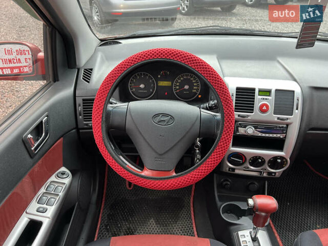 Красный Хендай Гетц, объемом двигателя 1.4 л и пробегом 188 тыс. км за 5950 $, фото 12 на Automoto.ua
