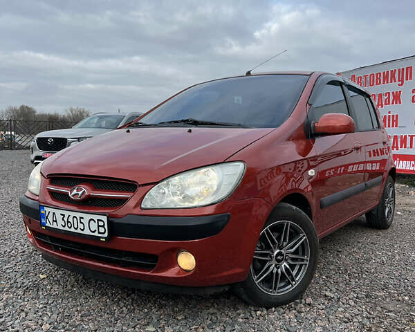 Красный Хендай Гетц, объемом двигателя 1.4 л и пробегом 188 тыс. км за 5950 $, фото 3 на Automoto.ua