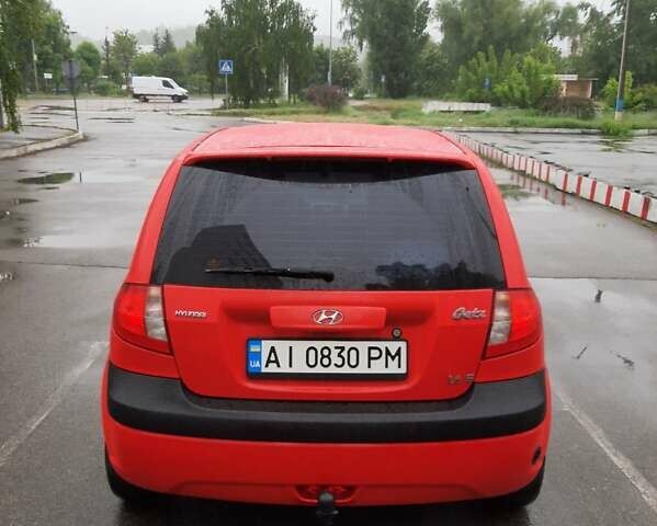 Червоний Хендай Гетц, об'ємом двигуна 1.6 л та пробігом 220 тис. км за 4500 $, фото 2 на Automoto.ua