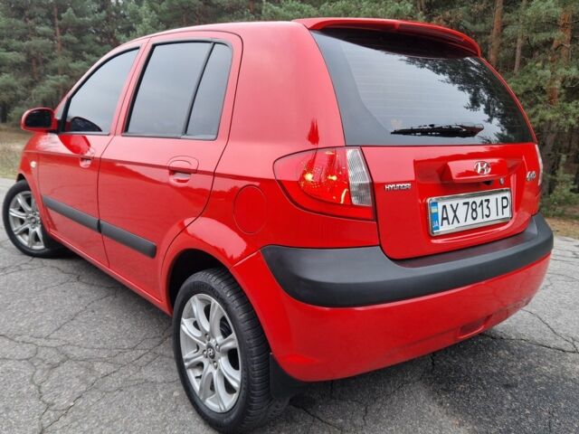 Красный Хендай Гетц, объемом двигателя 1.4 л и пробегом 244 тыс. км за 4450 $, фото 3 на Automoto.ua