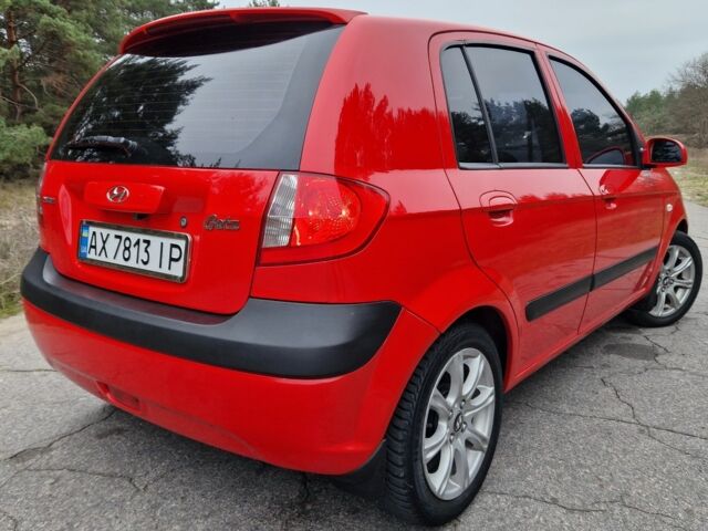 Красный Хендай Гетц, объемом двигателя 1.4 л и пробегом 244 тыс. км за 4450 $, фото 1 на Automoto.ua