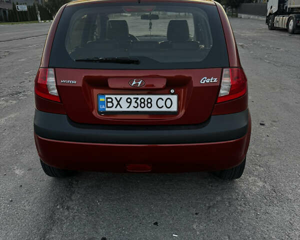 Красный Хендай Гетц, объемом двигателя 1.1 л и пробегом 136 тыс. км за 4499 $, фото 6 на Automoto.ua