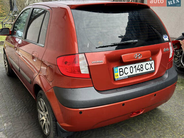 Красный Хендай Гетц, объемом двигателя 1.4 л и пробегом 159 тыс. км за 6000 $, фото 1 на Automoto.ua