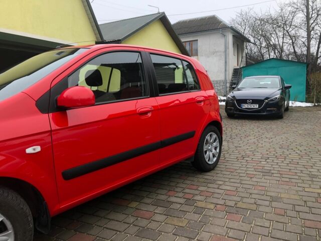 Красный Хендай Гетц, объемом двигателя 1.4 л и пробегом 94 тыс. км за 4950 $, фото 2 на Automoto.ua