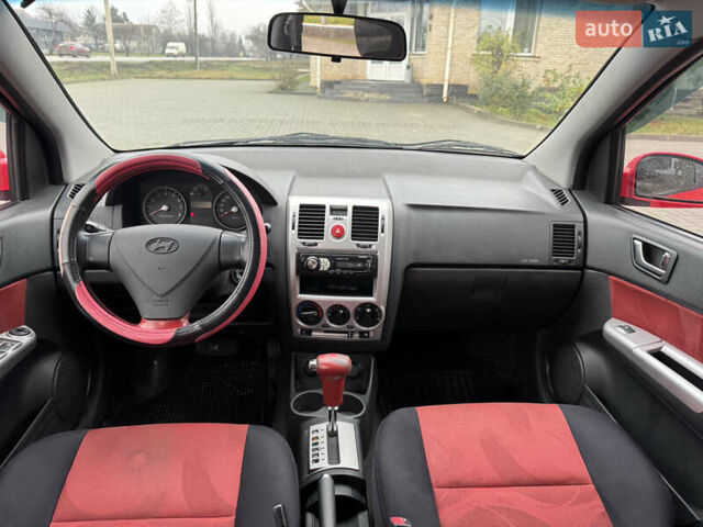 Красный Хендай Гетц, объемом двигателя 1.4 л и пробегом 143 тыс. км за 5500 $, фото 11 на Automoto.ua