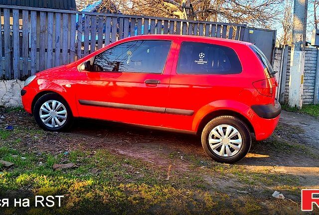 Красный Хендай Гетц, объемом двигателя 1.1 л и пробегом 227 тыс. км за 3650 $, фото 7 на Automoto.ua