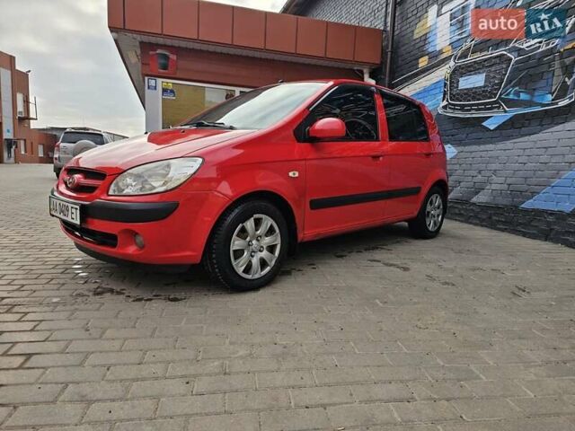 Красный Хендай Гетц, объемом двигателя 1.4 л и пробегом 189 тыс. км за 4950 $, фото 2 на Automoto.ua