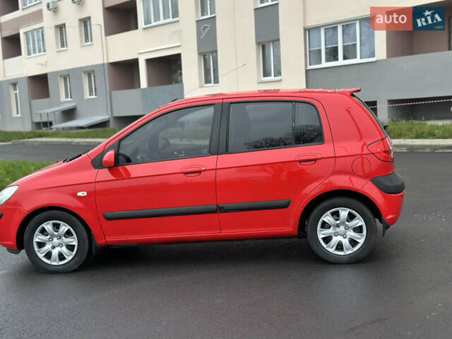 Красный Хендай Гетц, объемом двигателя 1.4 л и пробегом 162 тыс. км за 4999 $, фото 8 на Automoto.ua
