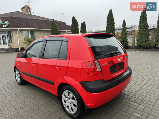 Красный Хендай Гетц, объемом двигателя 1.4 л и пробегом 143 тыс. км за 5500 $, фото 4 на Automoto.ua
