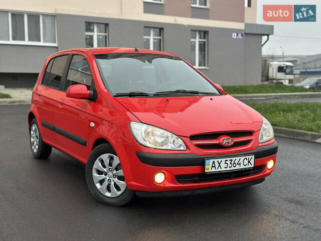 Красный Хендай Гетц, объемом двигателя 1.4 л и пробегом 162 тыс. км за 4999 $, фото 2 на Automoto.ua