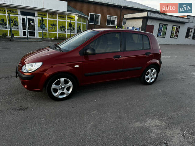 Красный Хендай Гетц, объемом двигателя 1.1 л и пробегом 136 тыс. км за 4499 $, фото 2 на Automoto.ua