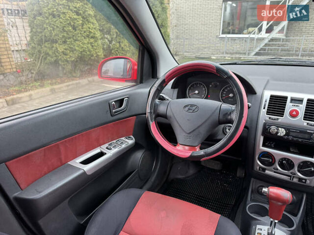 Красный Хендай Гетц, объемом двигателя 1.4 л и пробегом 144 тыс. км за 5499 $, фото 12 на Automoto.ua