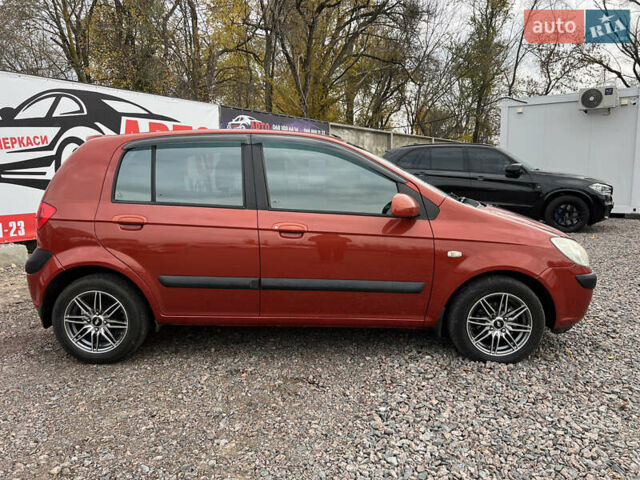Красный Хендай Гетц, объемом двигателя 1.4 л и пробегом 188 тыс. км за 5950 $, фото 7 на Automoto.ua