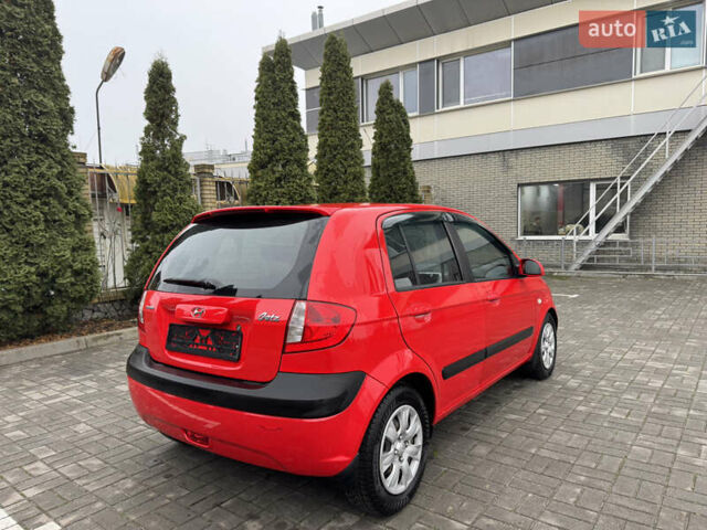 Красный Хендай Гетц, объемом двигателя 1.4 л и пробегом 144 тыс. км за 5499 $, фото 6 на Automoto.ua