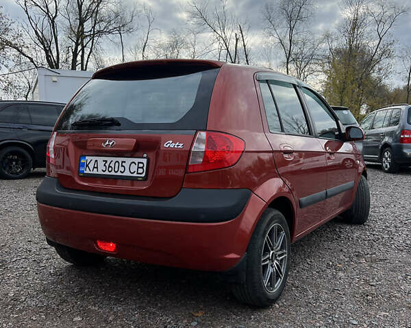 Красный Хендай Гетц, объемом двигателя 1.4 л и пробегом 188 тыс. км за 5950 $, фото 6 на Automoto.ua