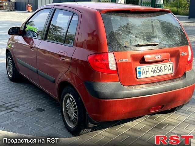 Червоний Хендай Гетц, об'ємом двигуна 1.4 л та пробігом 166 тис. км за 4499 $, фото 3 на Automoto.ua