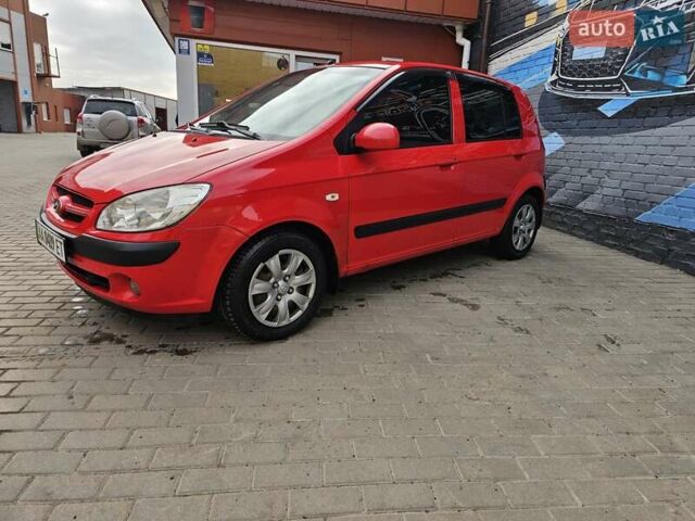 Красный Хендай Гетц, объемом двигателя 1.4 л и пробегом 189 тыс. км за 4950 $, фото 4 на Automoto.ua