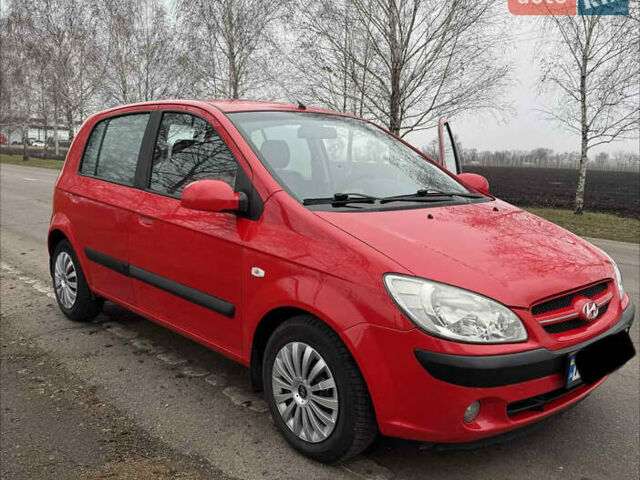 Красный Хендай Гетц, объемом двигателя 1.4 л и пробегом 165 тыс. км за 6100 $, фото 8 на Automoto.ua