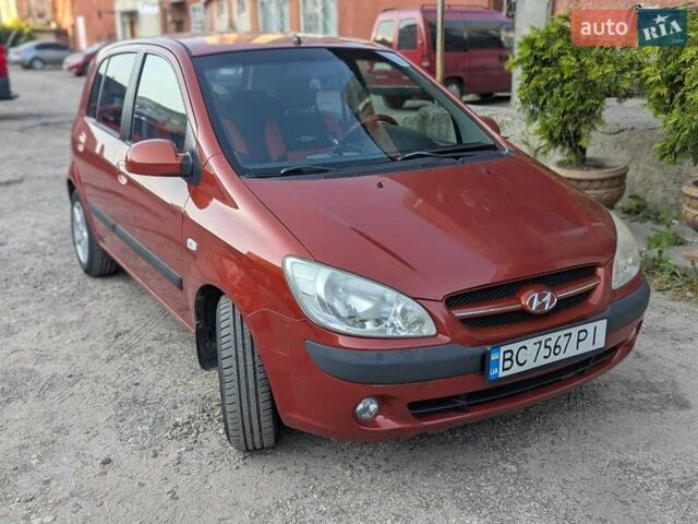 Красный Хендай Гетц, объемом двигателя 1.4 л и пробегом 134 тыс. км за 5700 $, фото 3 на Automoto.ua