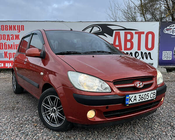 Красный Хендай Гетц, объемом двигателя 1.4 л и пробегом 188 тыс. км за 5950 $, фото 2 на Automoto.ua