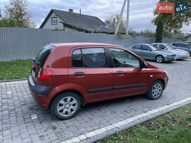 Красный Хендай Гетц, объемом двигателя 1.09 л и пробегом 237 тыс. км за 3000 $, фото 5 на Automoto.ua