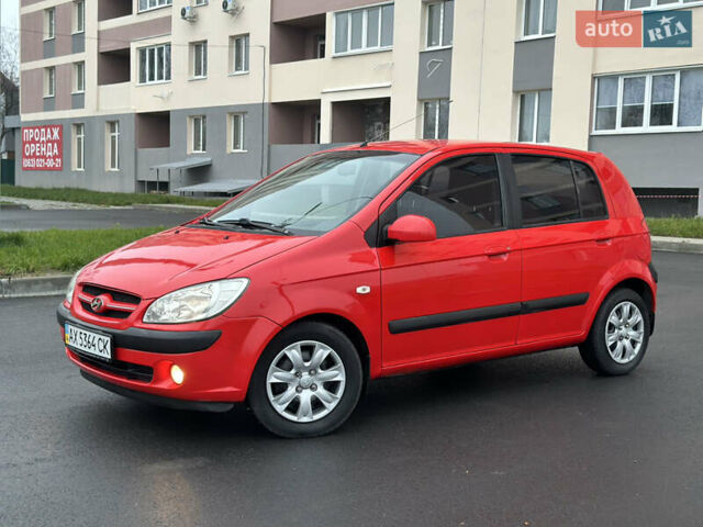 Красный Хендай Гетц, объемом двигателя 1.4 л и пробегом 162 тыс. км за 4999 $, фото 1 на Automoto.ua