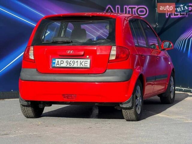 Красный Хендай Гетц, объемом двигателя 1.4 л и пробегом 182 тыс. км за 5299 $, фото 4 на Automoto.ua