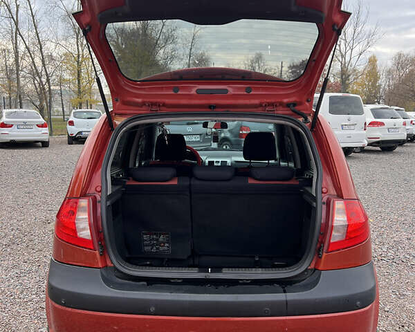 Красный Хендай Гетц, объемом двигателя 1.4 л и пробегом 188 тыс. км за 5950 $, фото 22 на Automoto.ua