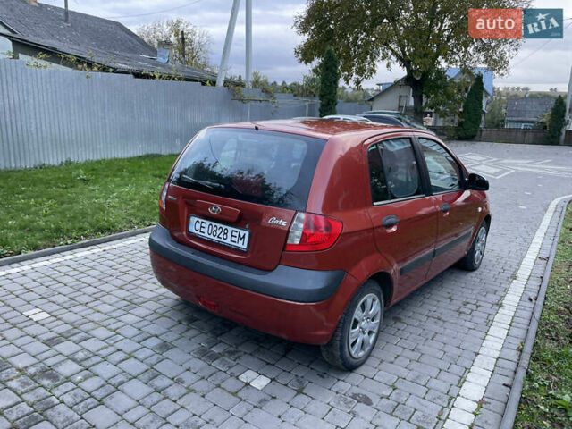 Красный Хендай Гетц, объемом двигателя 1.09 л и пробегом 237 тыс. км за 3000 $, фото 6 на Automoto.ua
