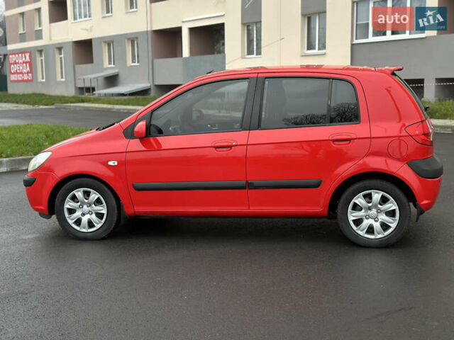 Красный Хендай Гетц, объемом двигателя 1.4 л и пробегом 162 тыс. км за 4999 $, фото 10 на Automoto.ua